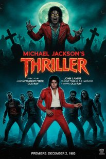 Poster Michael Jackson — Thriller (1983)